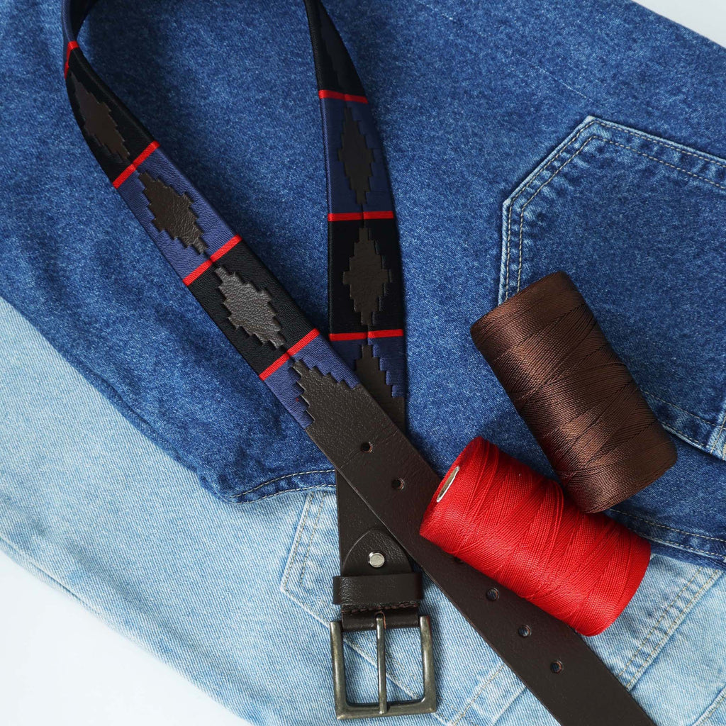 Berbanto Harrington Full-Grain Polo Belt – Brown Leather