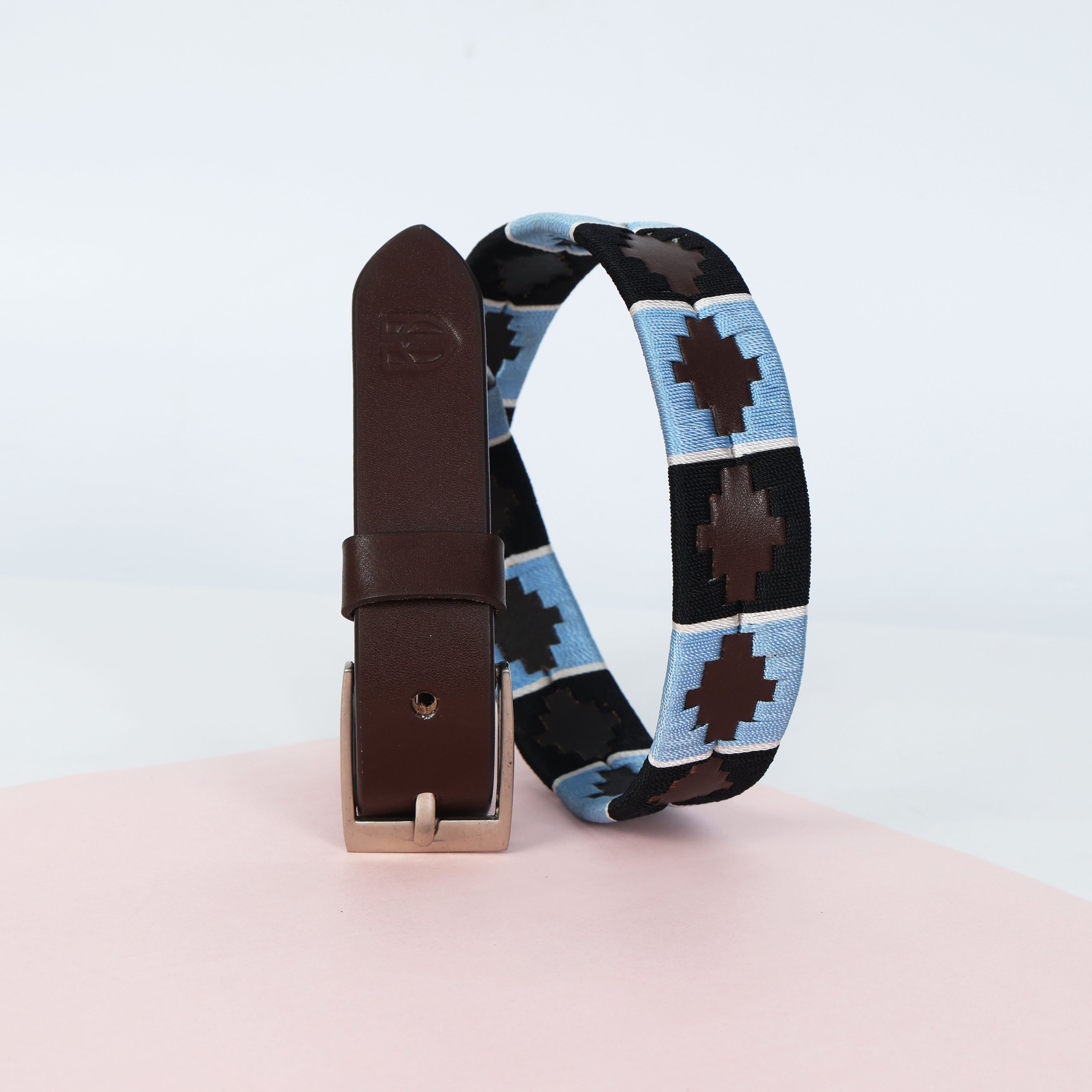 Berbanto Sierra Full-Grain Kids Polo Belt - Brown Leather