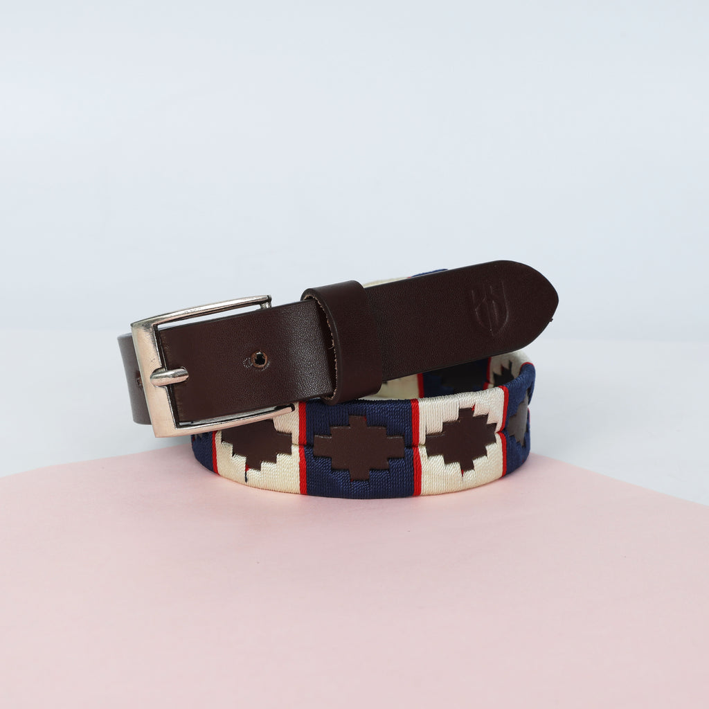 Berbanto Alpine Full-Grain Kid's Polo Belt – Brown Leather