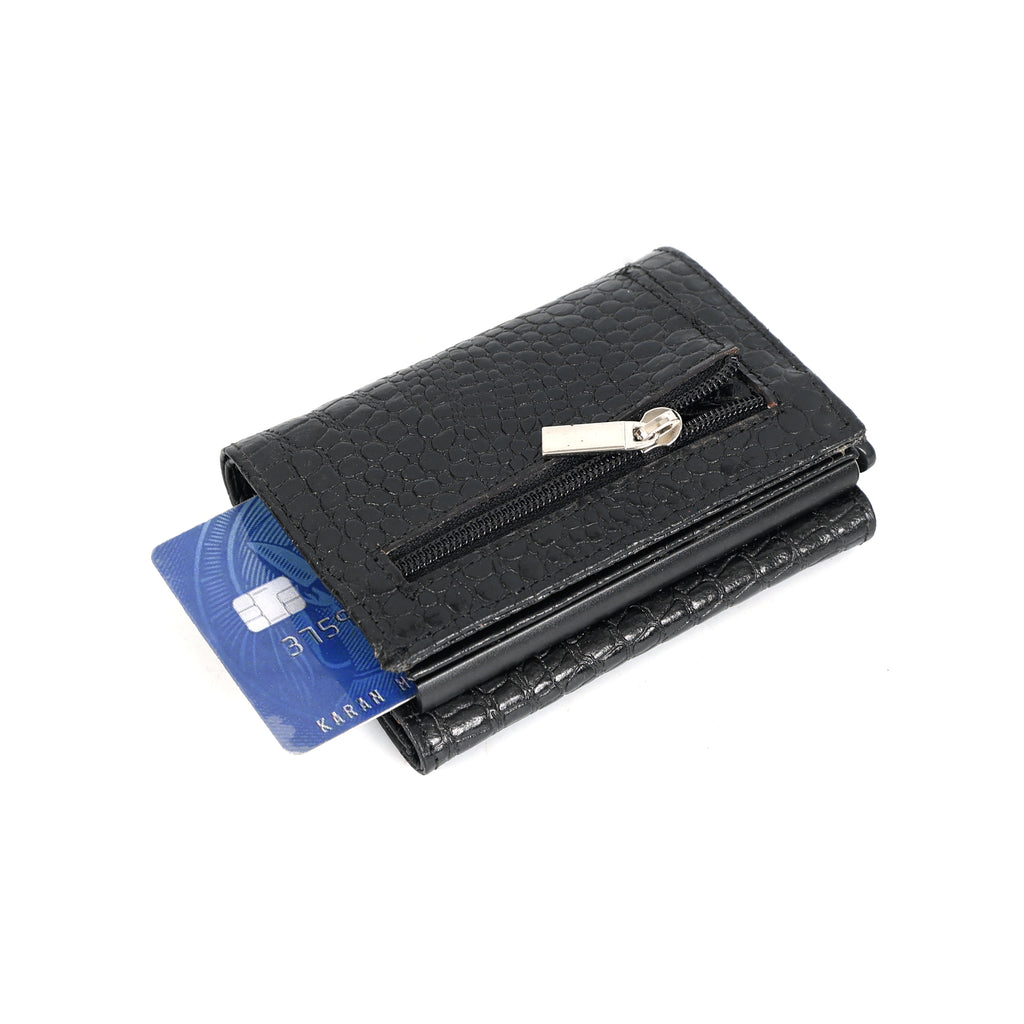 Berbanto Pop‑Up Shield Wallet - Obsidian Black
