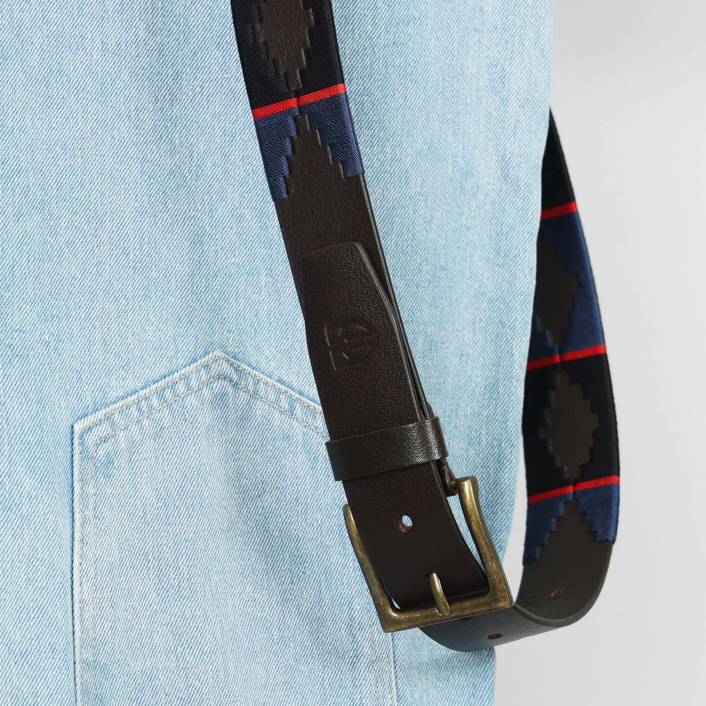 Berbanto Harrington Full-Grain Polo Belt – Brown Leather