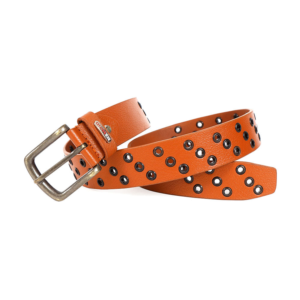Berbanto Riotline Full-Grain Studded Leather Belt