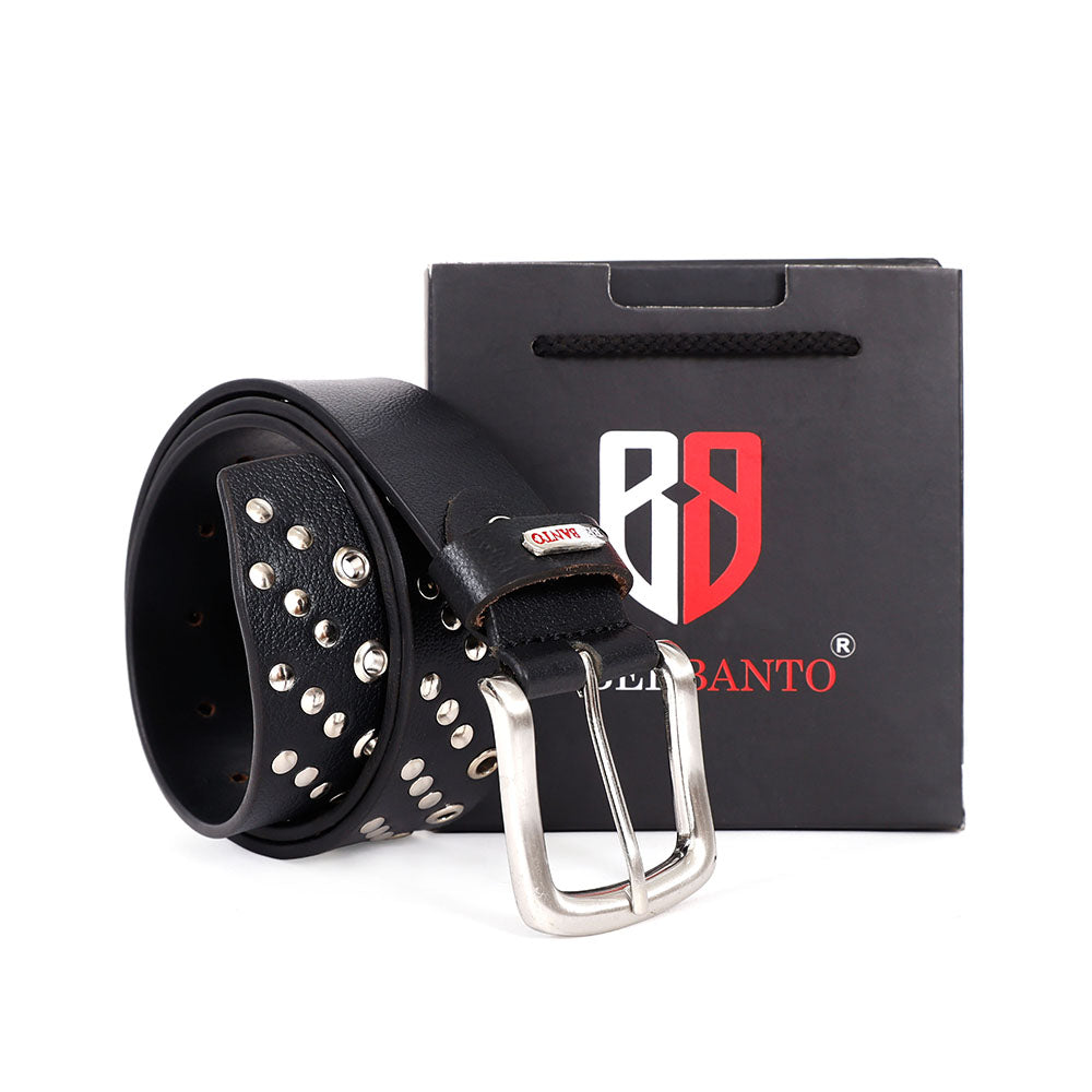 Berbanto Orion Full Grain Studded Leather Belt