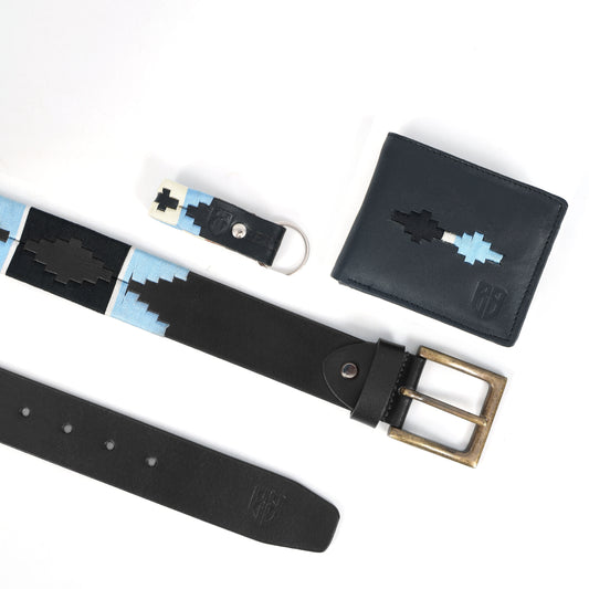 The Gaucho Legacy Set - Handcrafted Belt, Wallet & Keyring Combo.