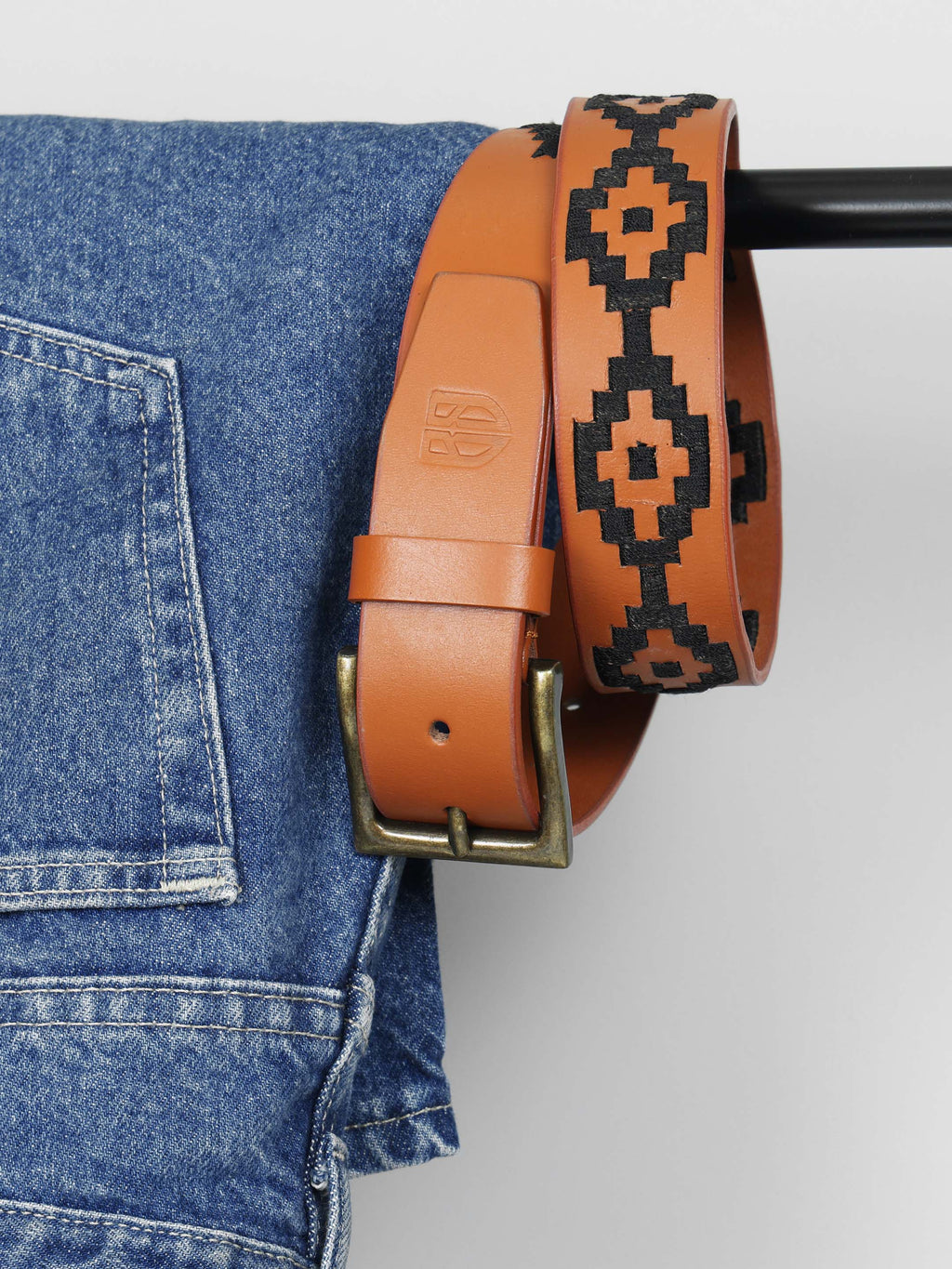 Berbanto Nolan Full-Grain Polo Belt - Tan Leather