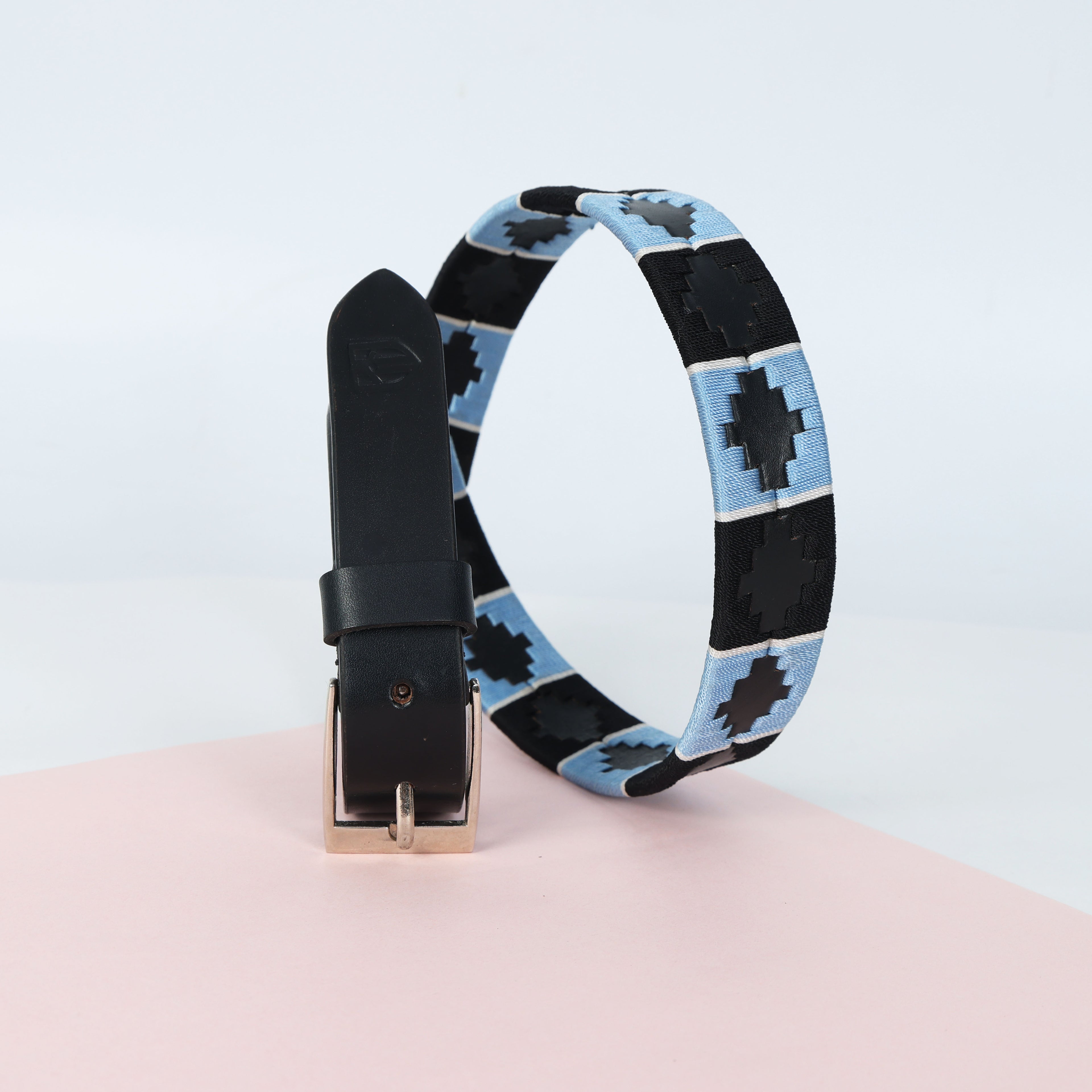 Berbanto Sierra Full-Grain Kids Polo Belt - Black Leather