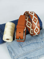 Berbanto Carson Full-Grain Polo Belt - Tan