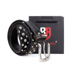 Berbanto Sterling Full-Grain Studded Leather Belt