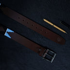 Berbanto Sierra Full-Grain Polo Belt – Brown Leather