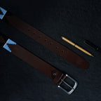 Berbanto Sierra Full-Grain Polo Belt – Brown Leather