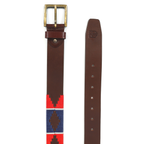Berbanto Meridian Full-Grain Polo Belt – Brown Leather