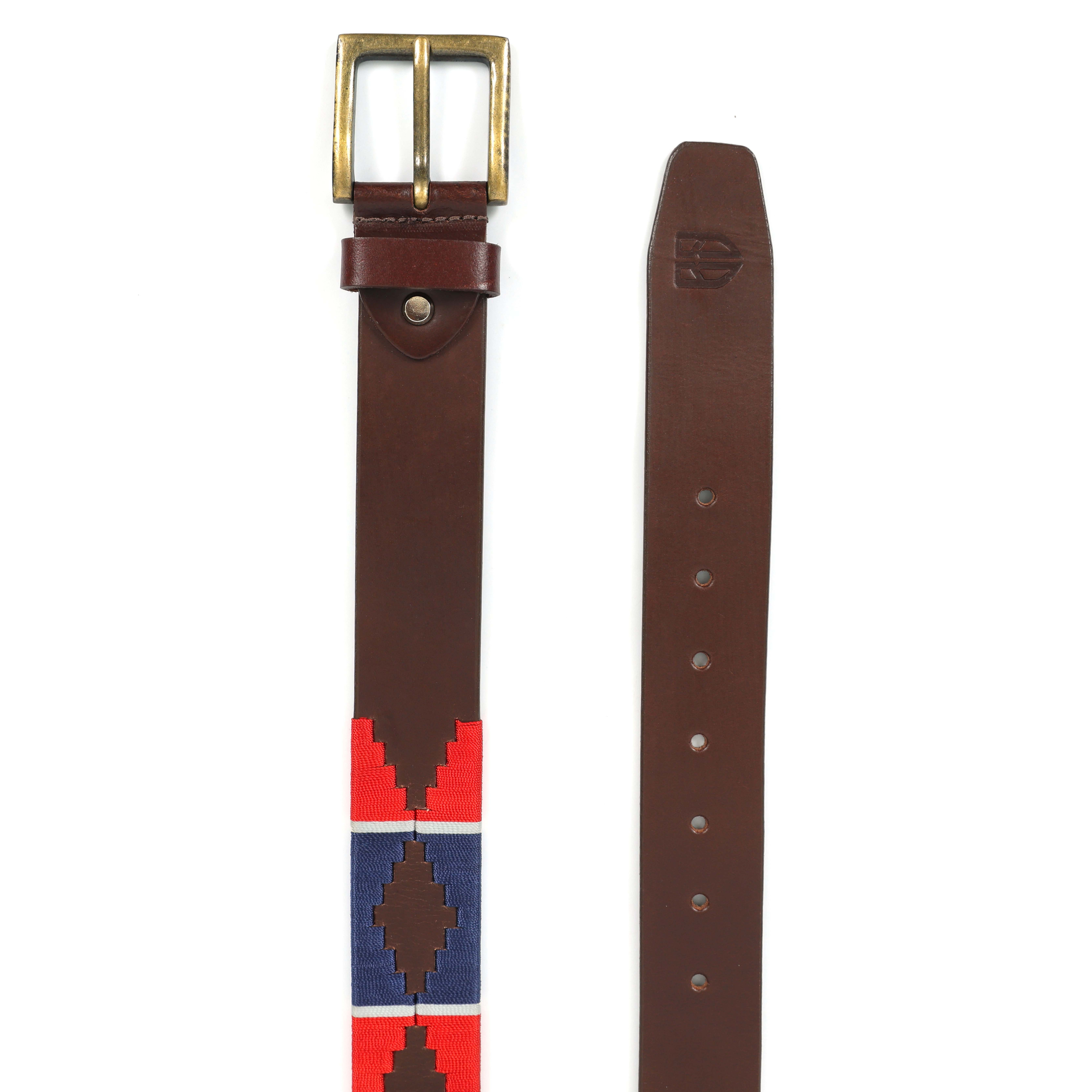 Berbanto Meridian Full-Grain Polo Belt – Brown Leather