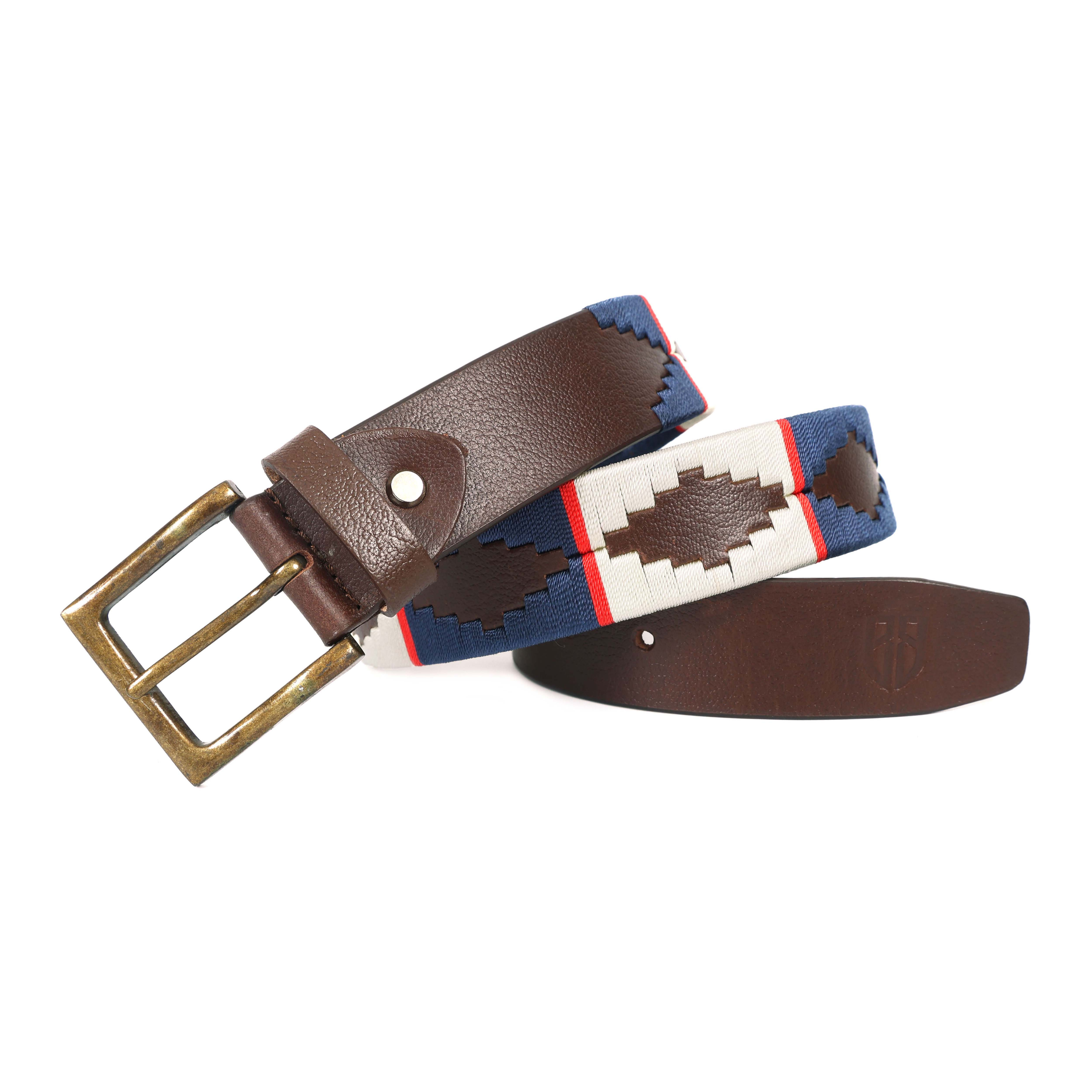 Berbanto Alpine Full-Grain Polo Belt – Brown Leather