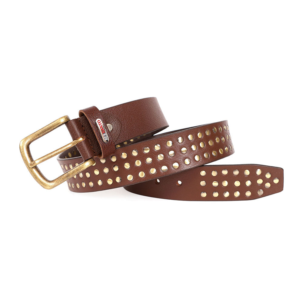 Berbanto Frontier Full-Grain Studded Leather Belt
