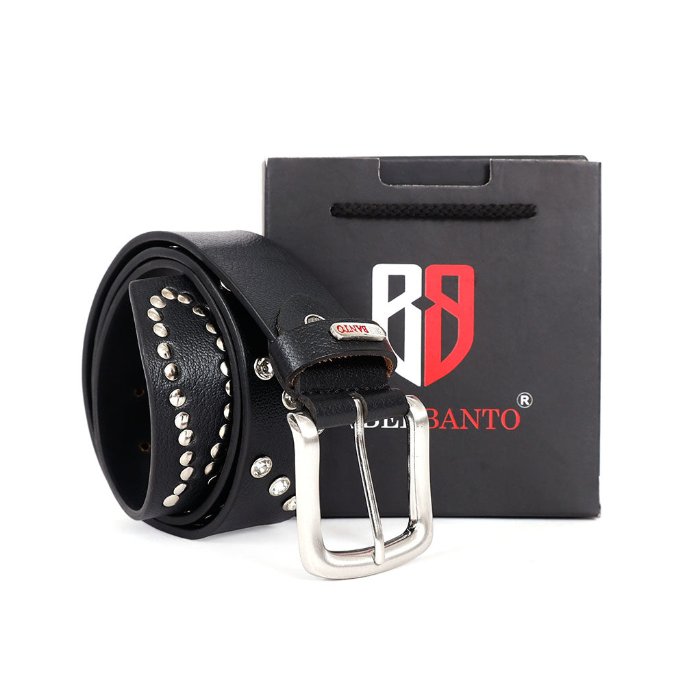 Berbanto Eclipse Studded Leather Belt