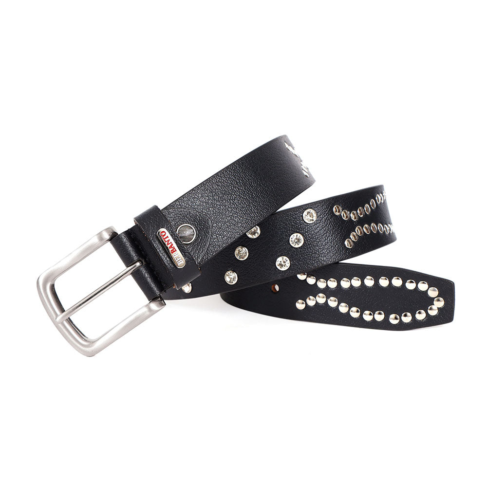 Berbanto Eclipse Studded Leather Belt