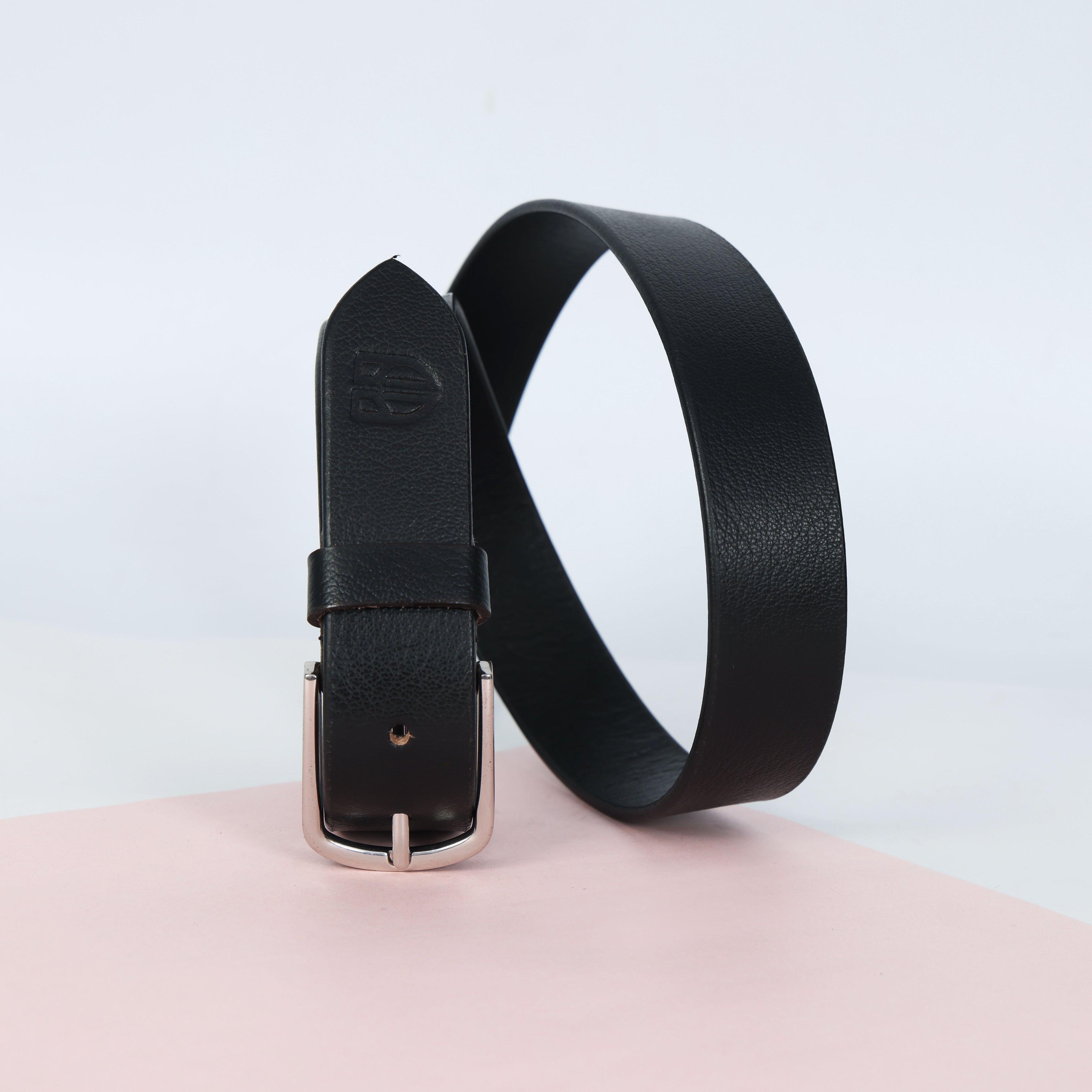Black Full Grain Leather Belt – Classic Genuine Leather