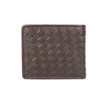 Berbanto Woven Luxe Bifold Wallet – Dark Mocha Weave
