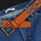 Berbanto Mason Full-Grain Polo Belt - Tan Leather