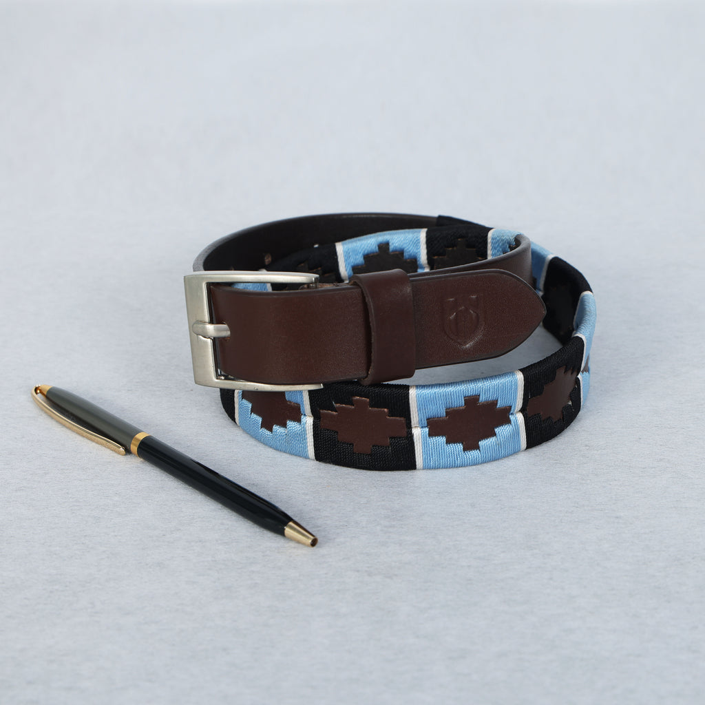 Berbanto Sierra Full-Grain Kids Polo Belt - Brown Leather