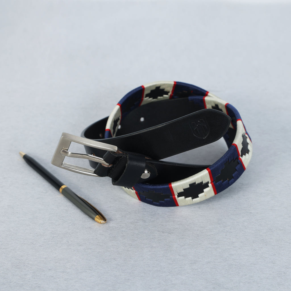 Berbanto Alpine Full-Grain Kind's Polo Belt – Black Leather