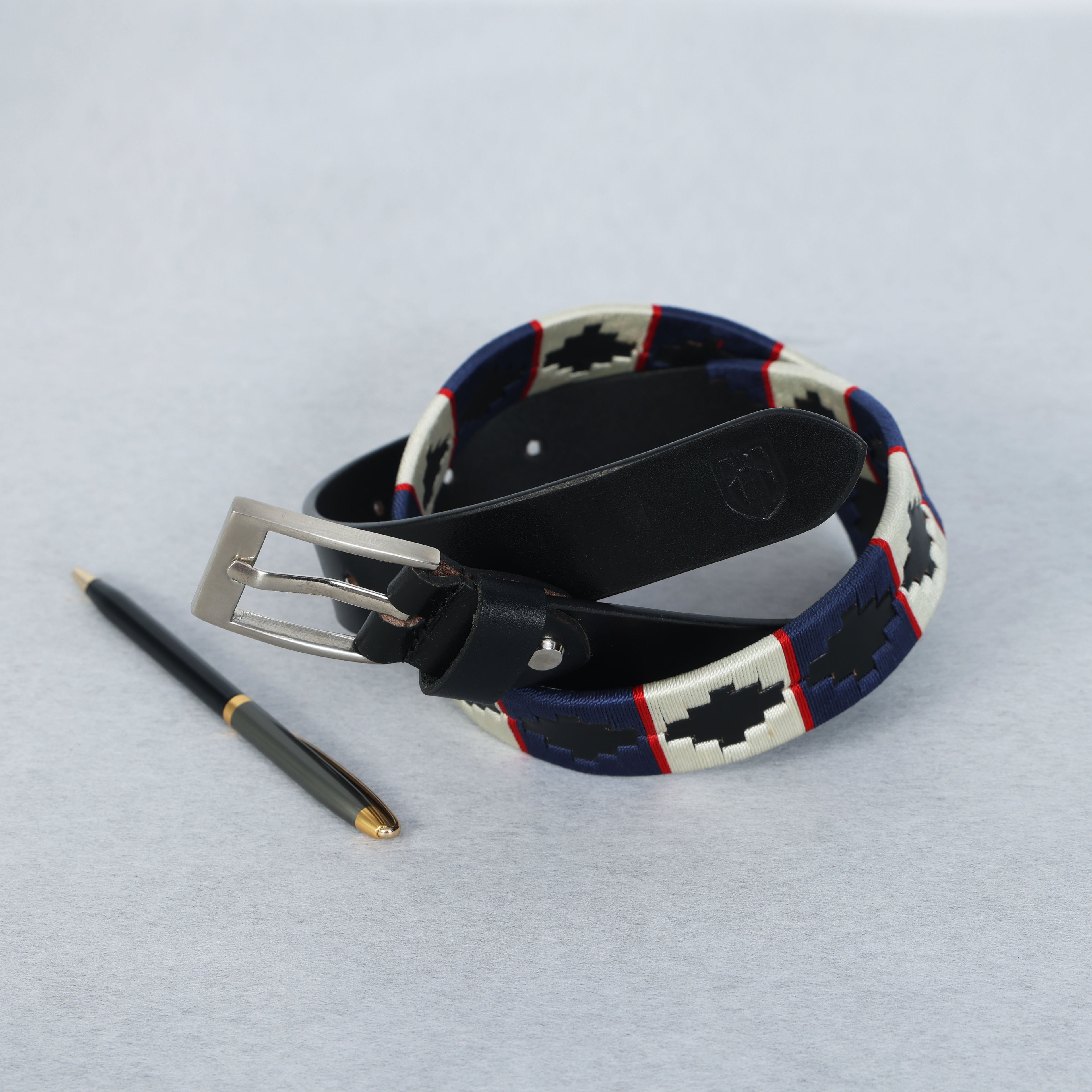 Berbanto Alpine Full-Grain Kind's Polo Belt – Black Leather