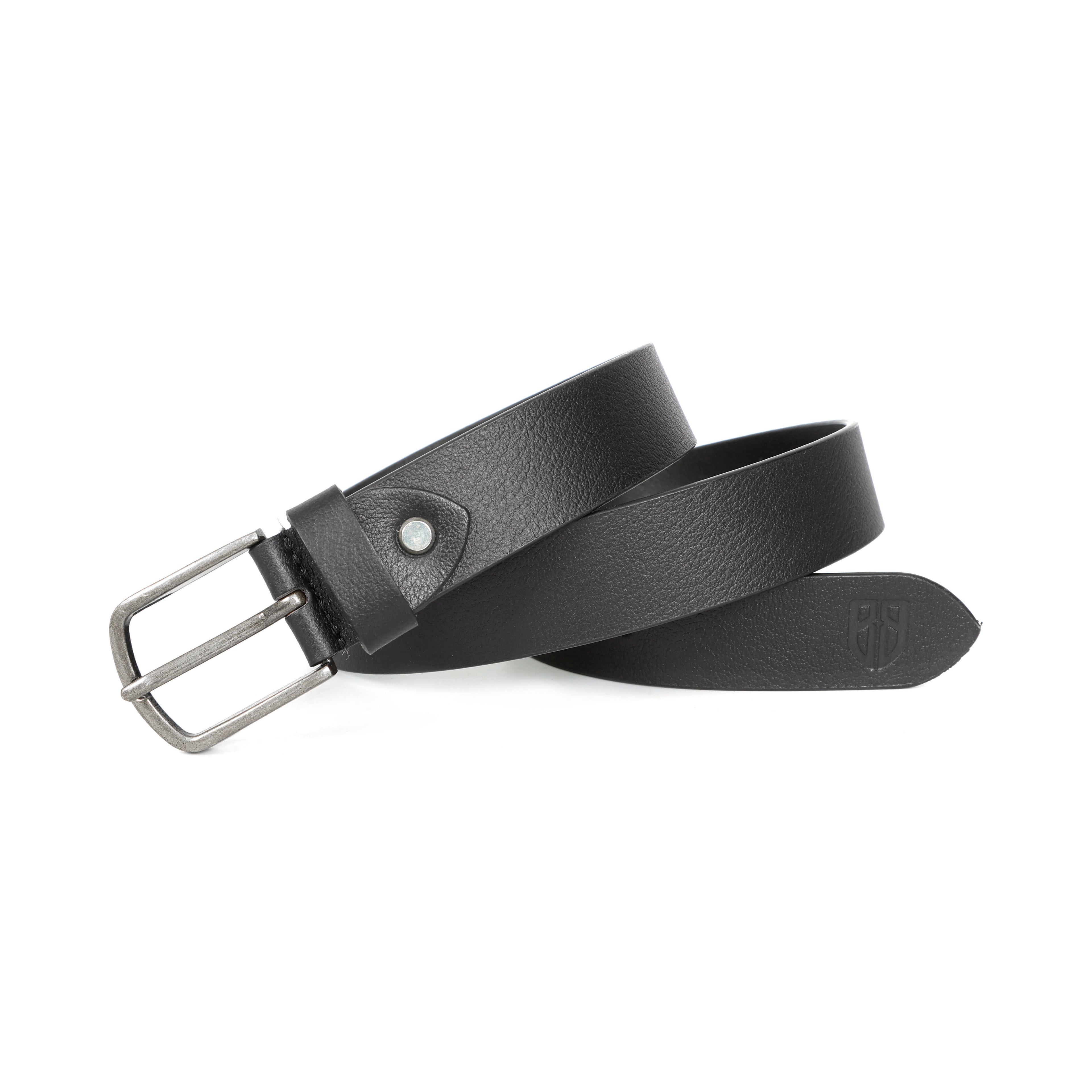 Berbanto Milano Leather Belt - Black
