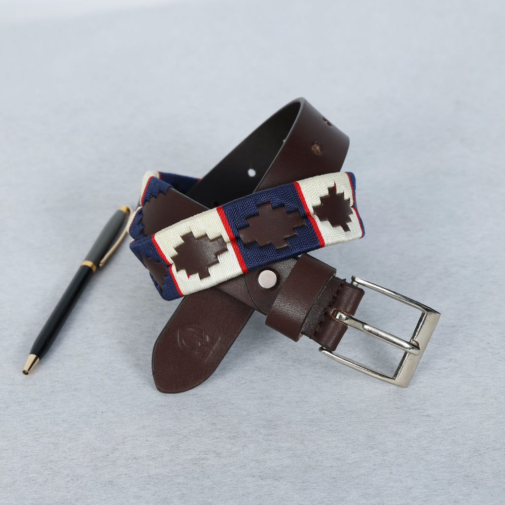 Berbanto Alpine Full-Grain Kid's Polo Belt – Brown Leather