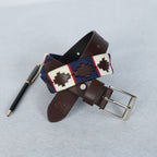 Berbanto Alpine Full-Grain Kid's Polo Belt – Brown Leather