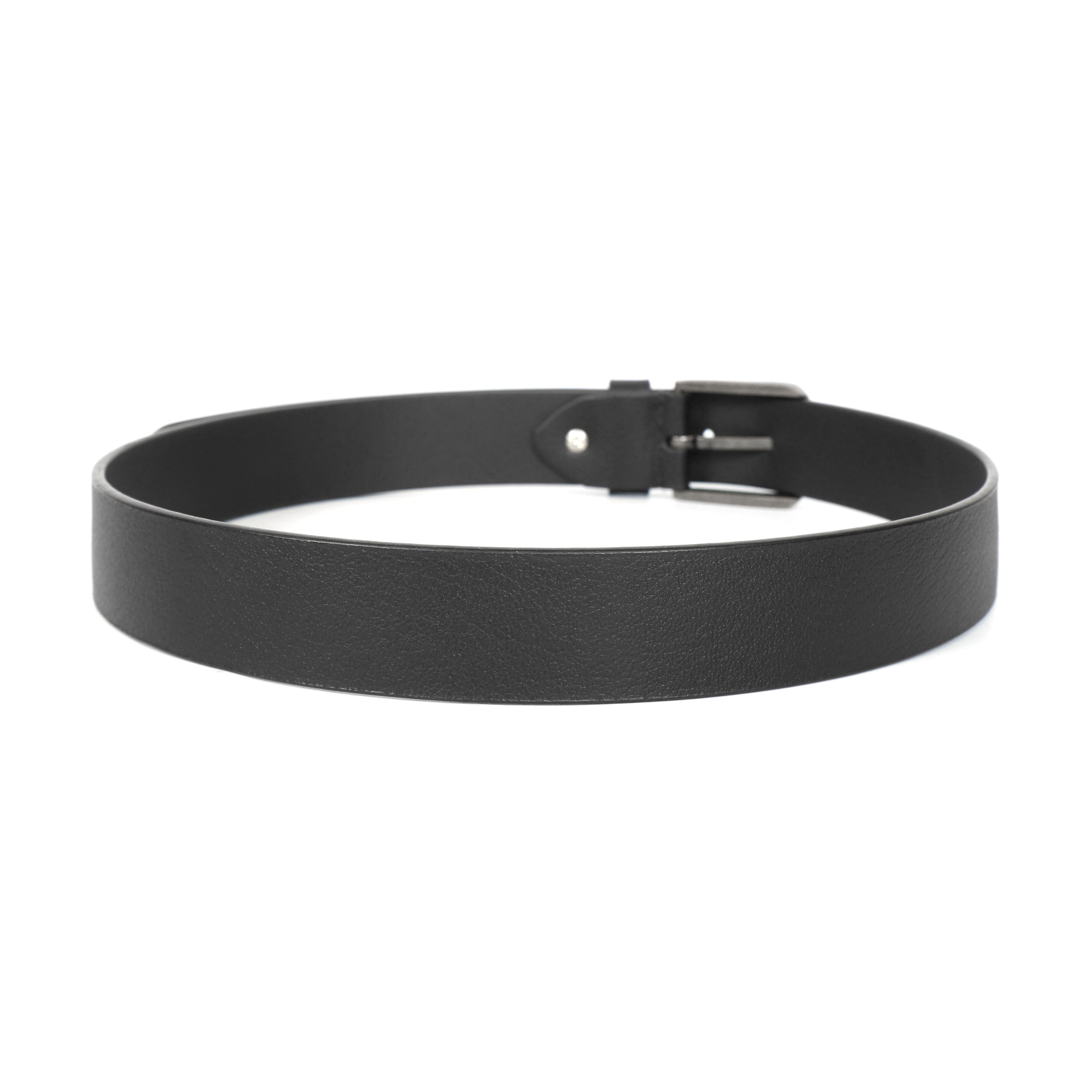 Berbanto Milano Leather Belt - Black