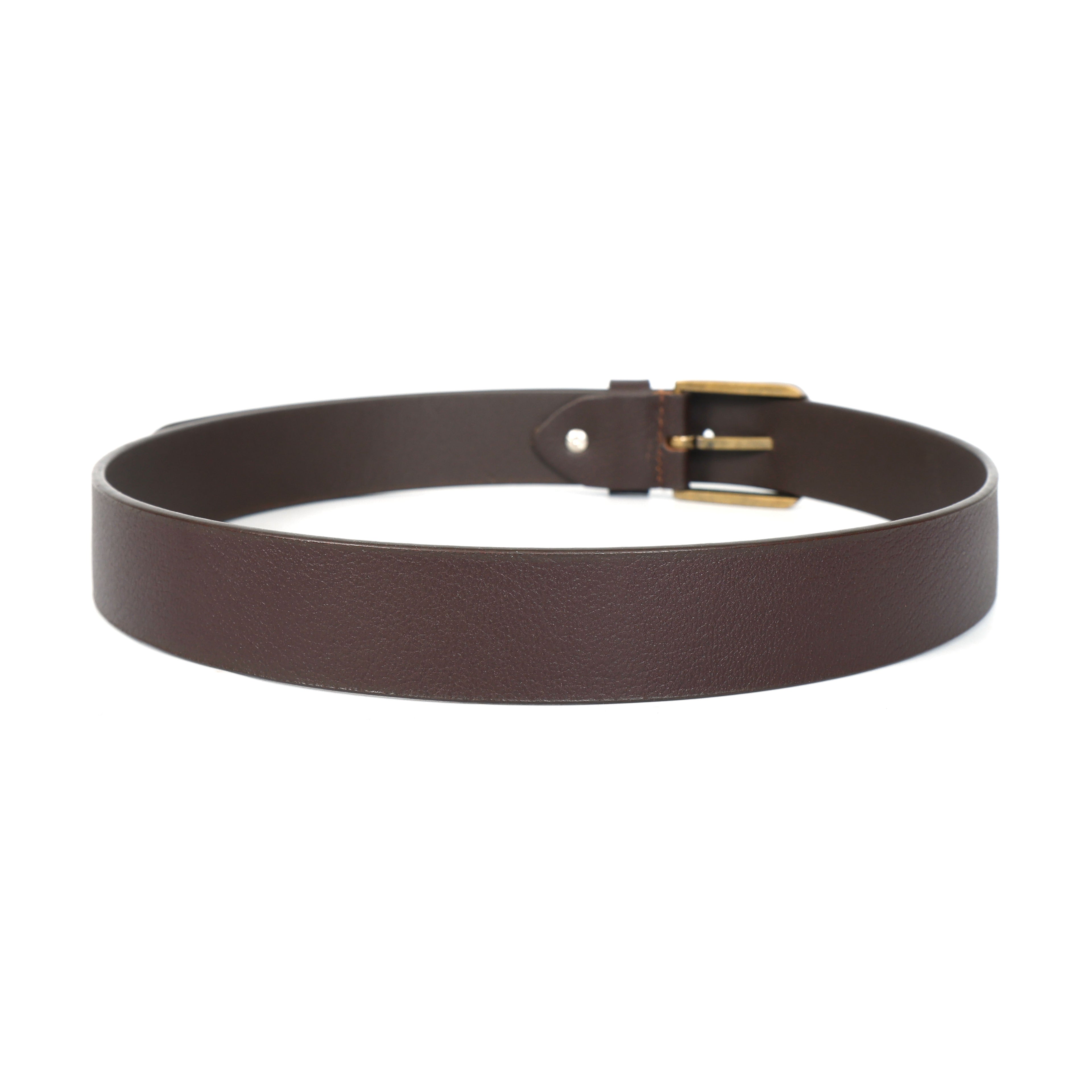 Berbanto Oxford Leather Belt - Dark Brown