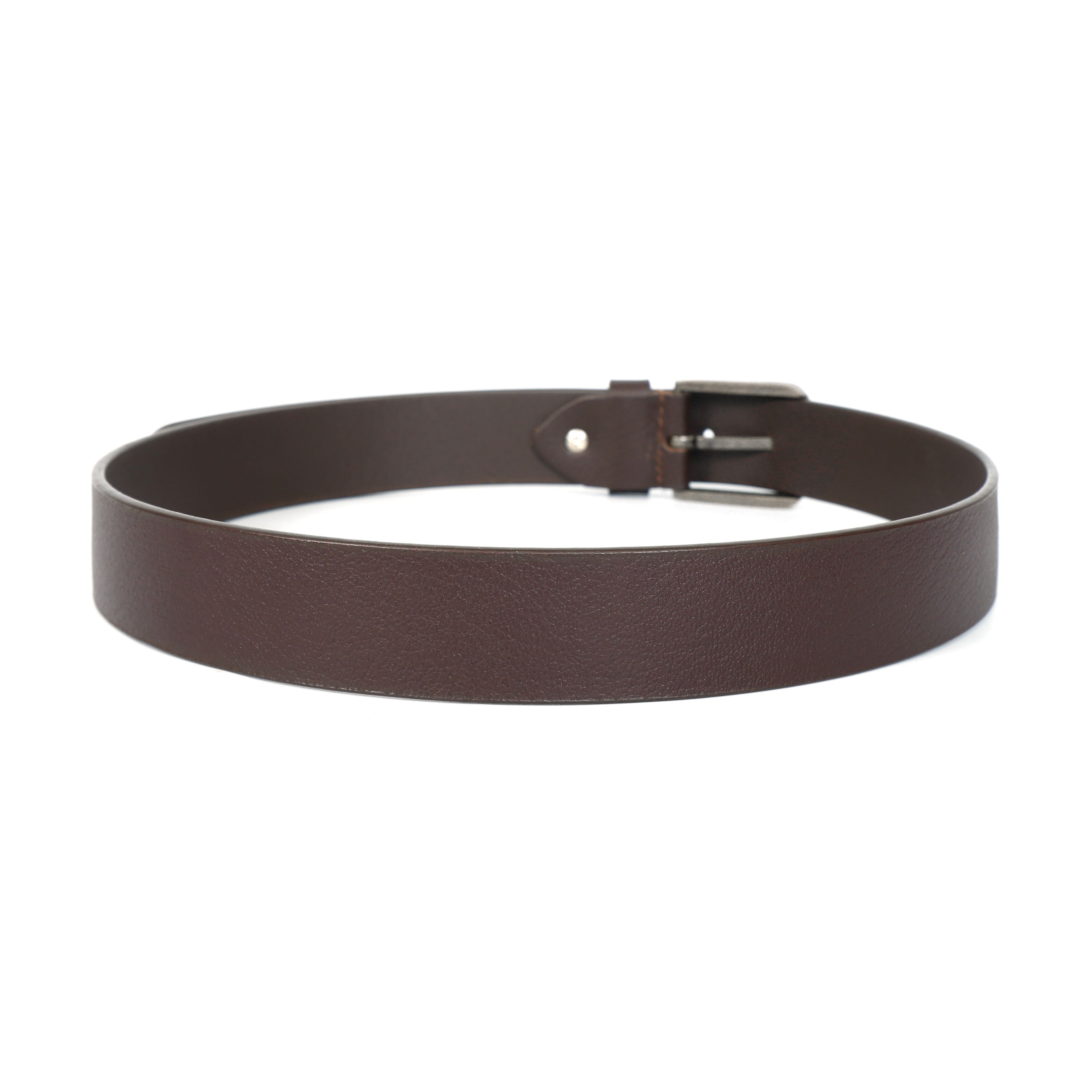 Berbanto Oxford Leather Belt - Dark Brown