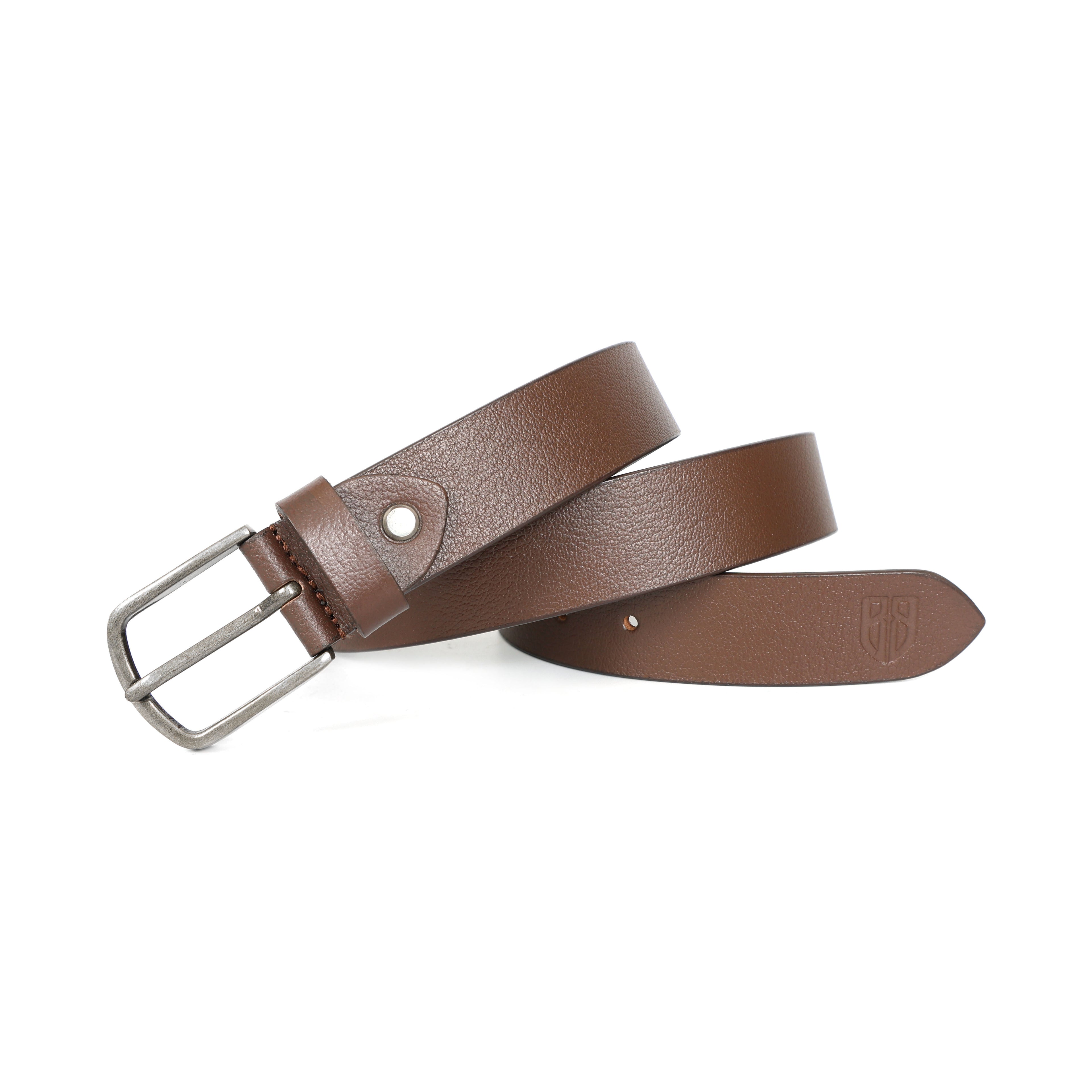 Berbanto Cambridge Leather Belt - Cognac Brown