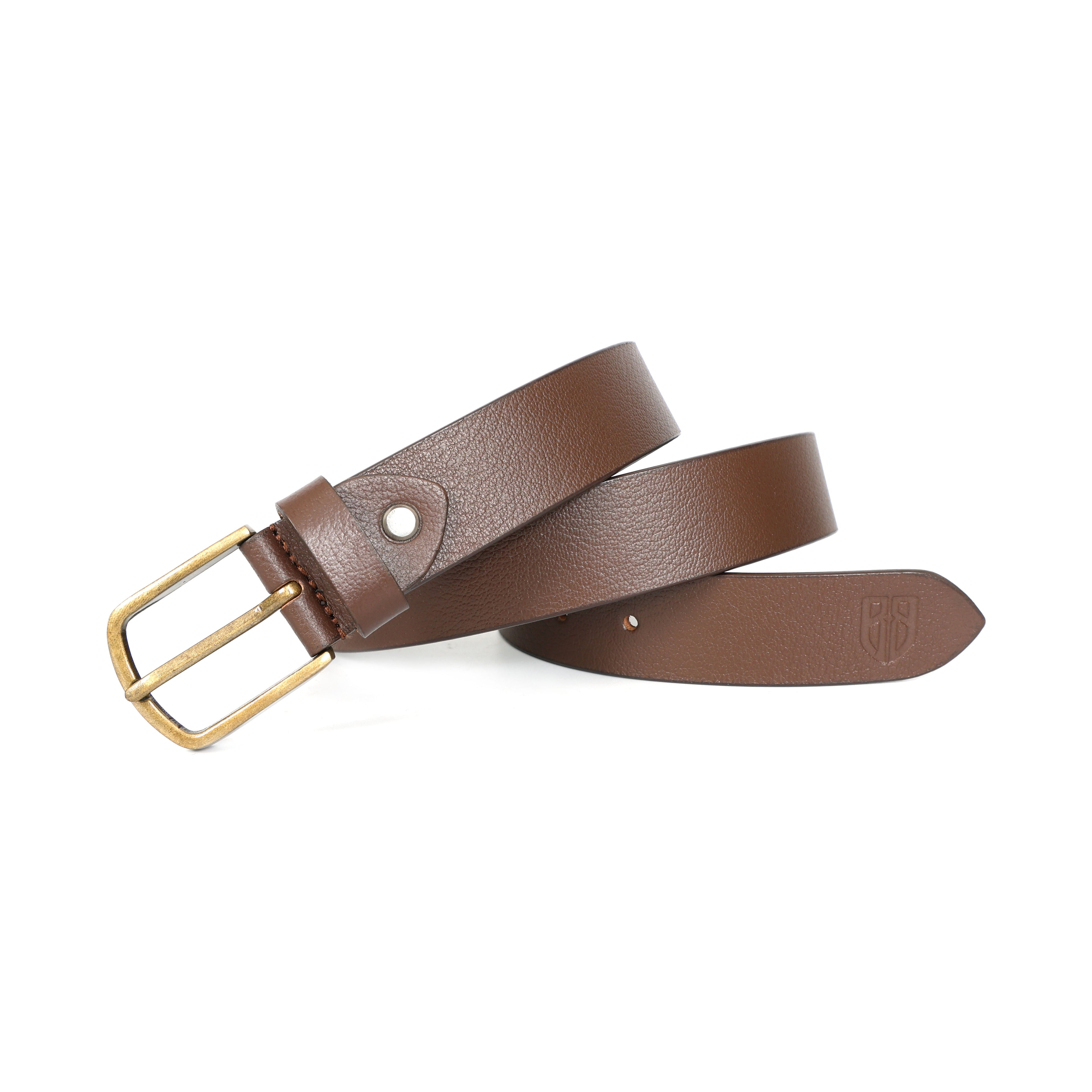 Berbanto Cambridge Leather Belt - Cognac Brown