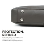 Dark Brown Full-Grain Leather Laptop Bag