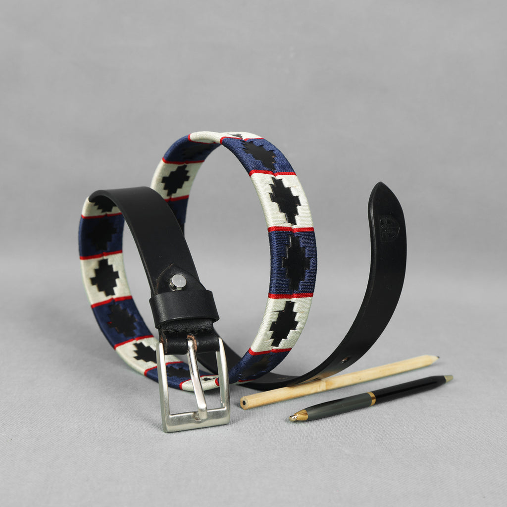 Berbanto Alpine Full-Grain Kind's Polo Belt – Black Leather