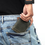Classic Hunter Leather Wallet - Angled Edge Collection