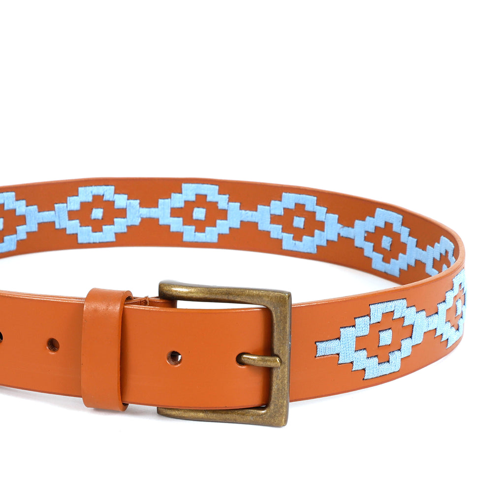 Berbanto Ashton Full-Grain Polo Belt - Tan Leather