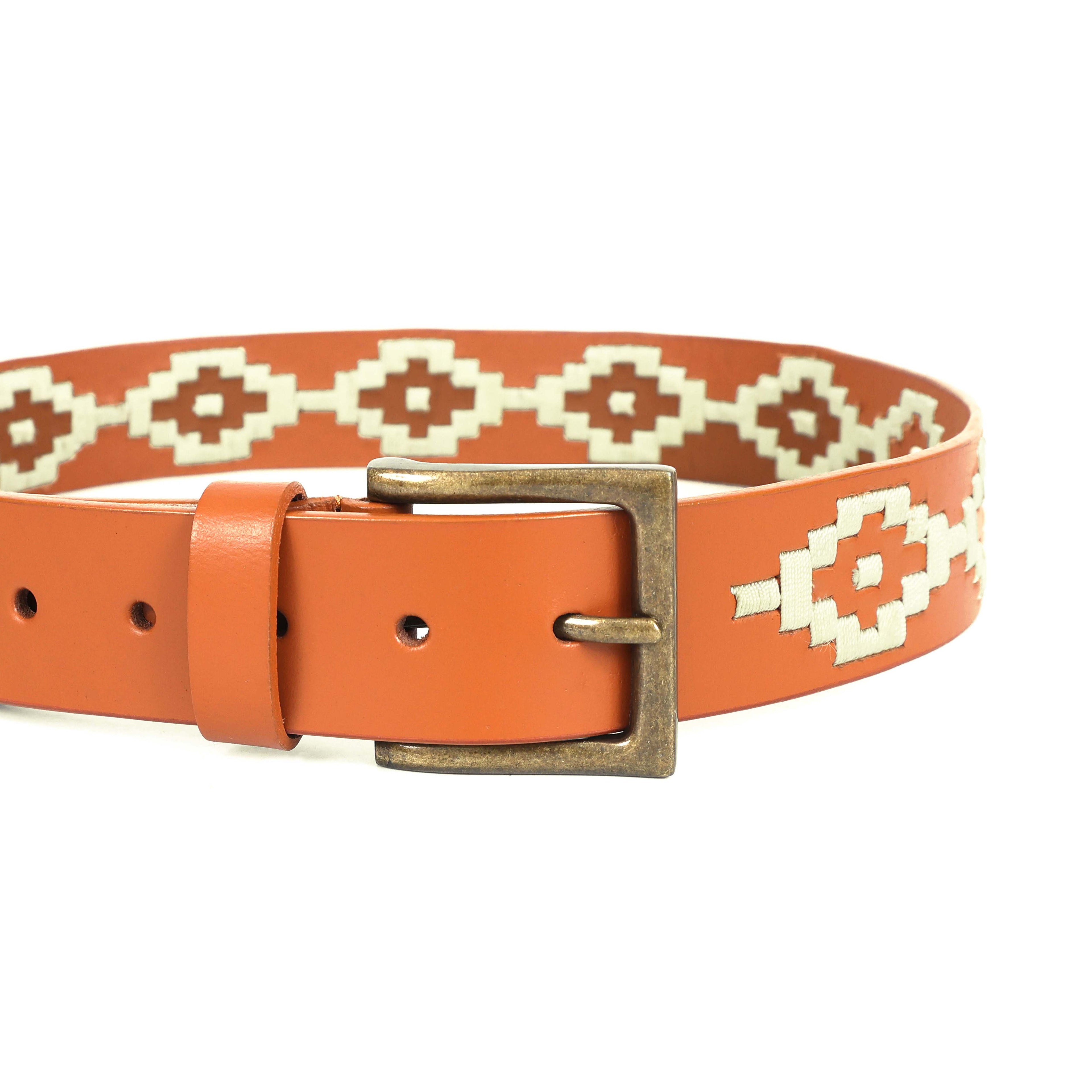 Berbanto Carson Full-Grain Polo Belt - Tan