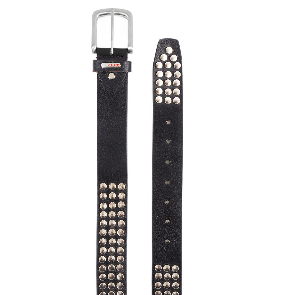 Berbanto Rebel Full-Grain Studded Leather Belt