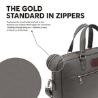 Dark Brown Full-Grain Leather Laptop Bag