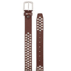 Berbanto Creed Full-Grain Studded Leather Belt