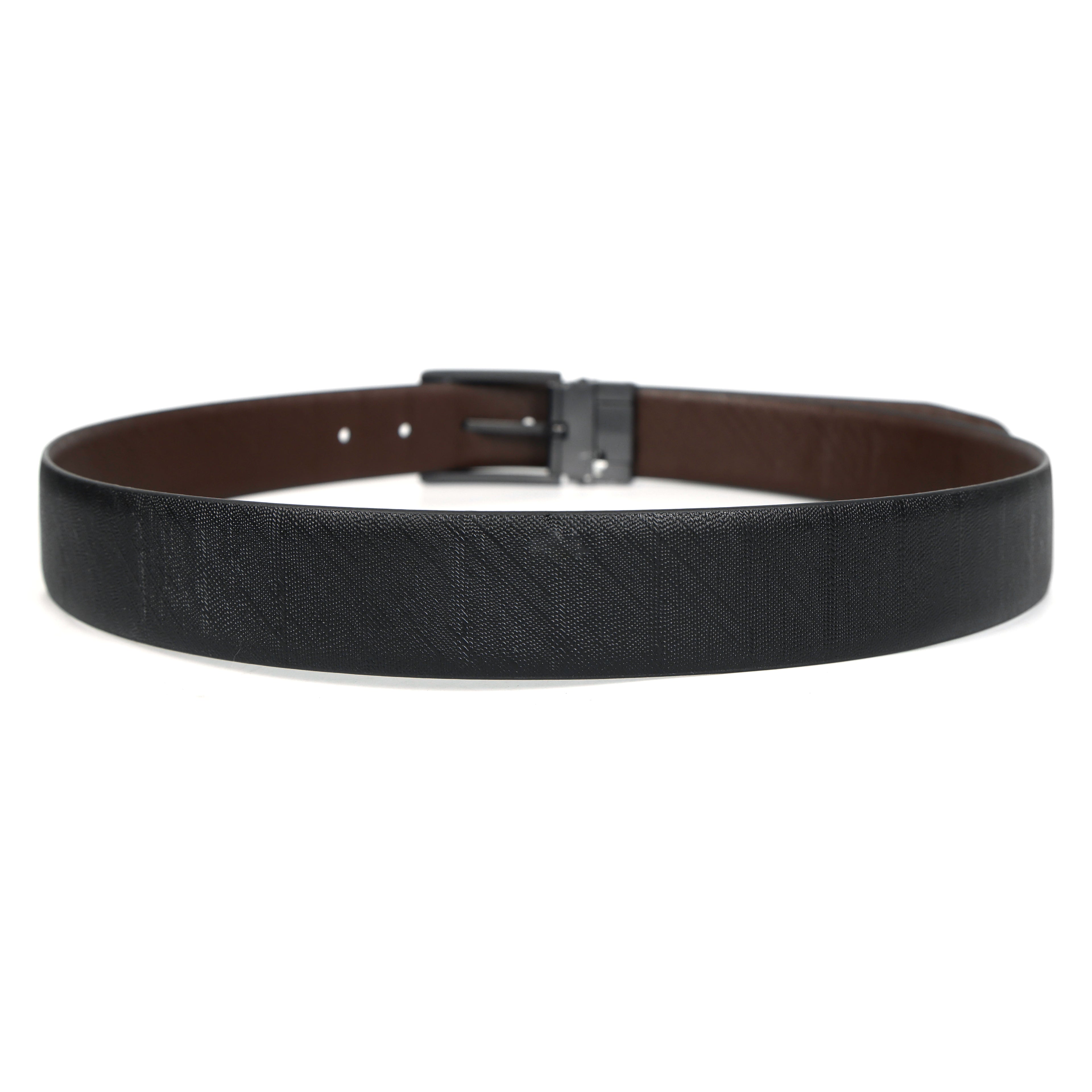 Berbanto Saffiano Prime Reversible Belt – Gunmetal Buckle