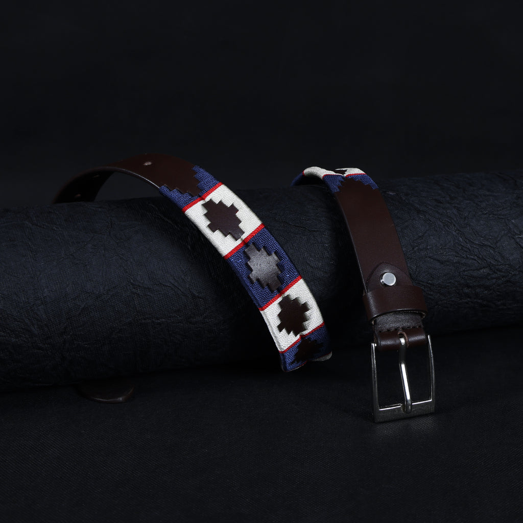 Berbanto Alpine Full-Grain Kid's Polo Belt – Brown Leather