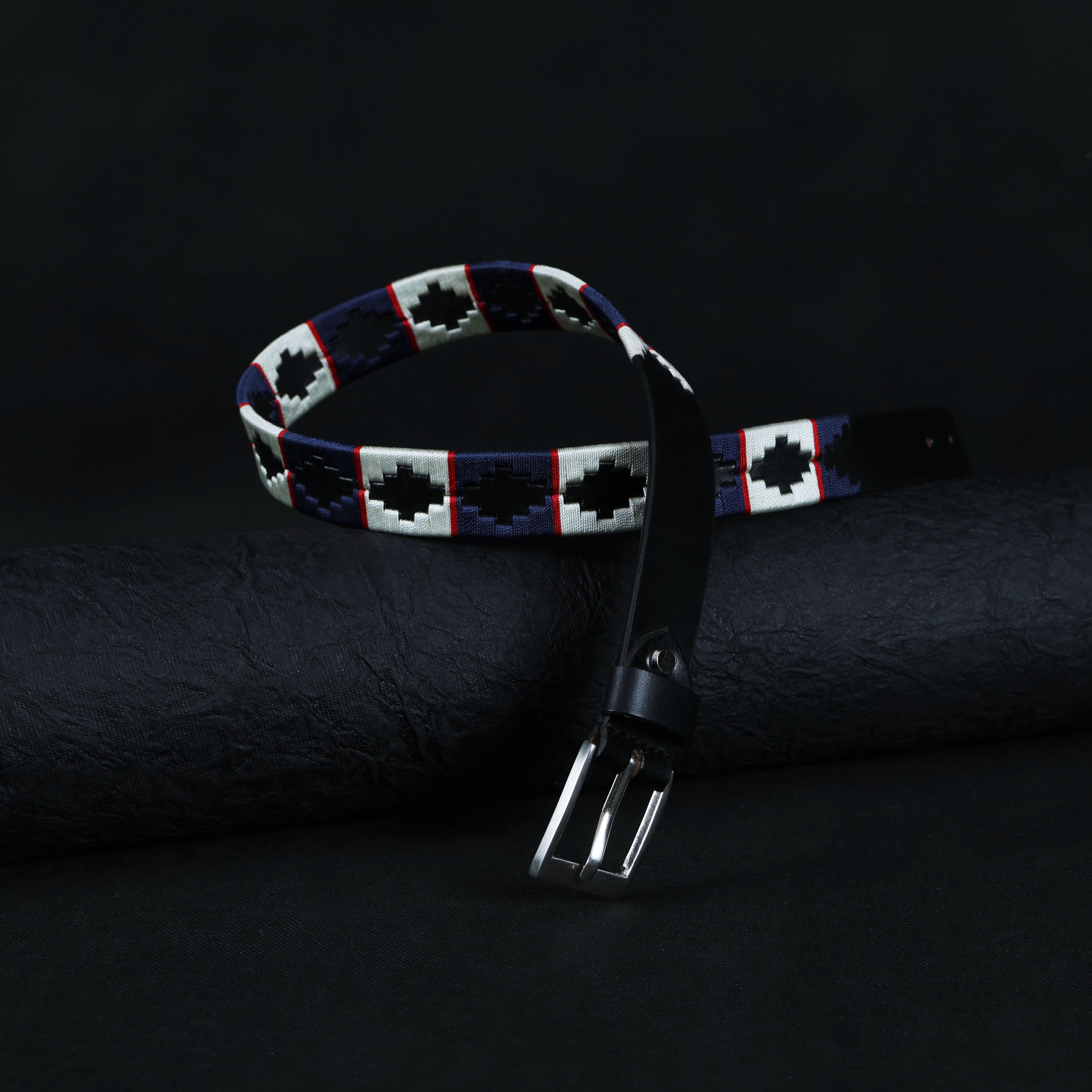 Berbanto Alpine Full-Grain Kind's Polo Belt – Black Leather