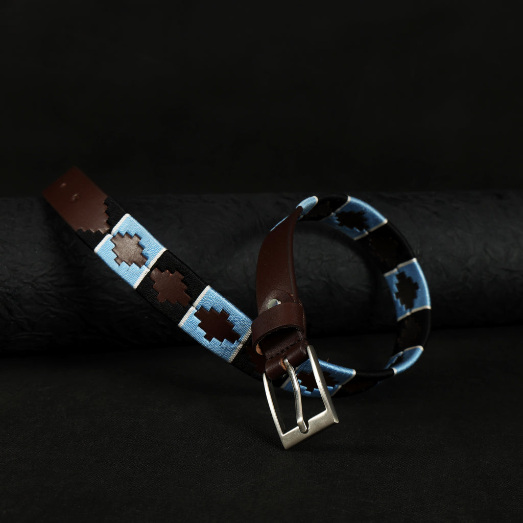 Berbanto Sierra Full-Grain Kids Polo Belt - Brown Leather