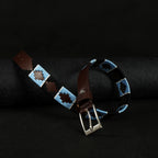 Berbanto Sierra Full-Grain Kids Polo Belt - Brown Leather
