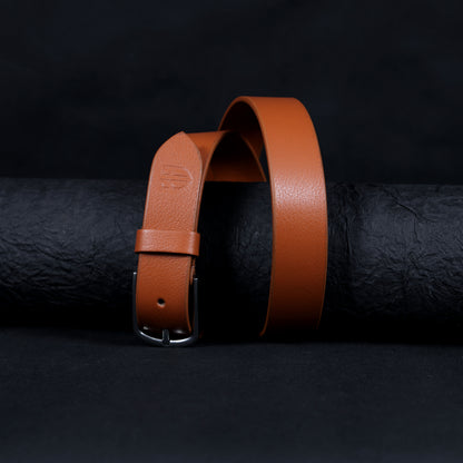 Tan Full Grain Leather Belt – Classic Genuine Leather
