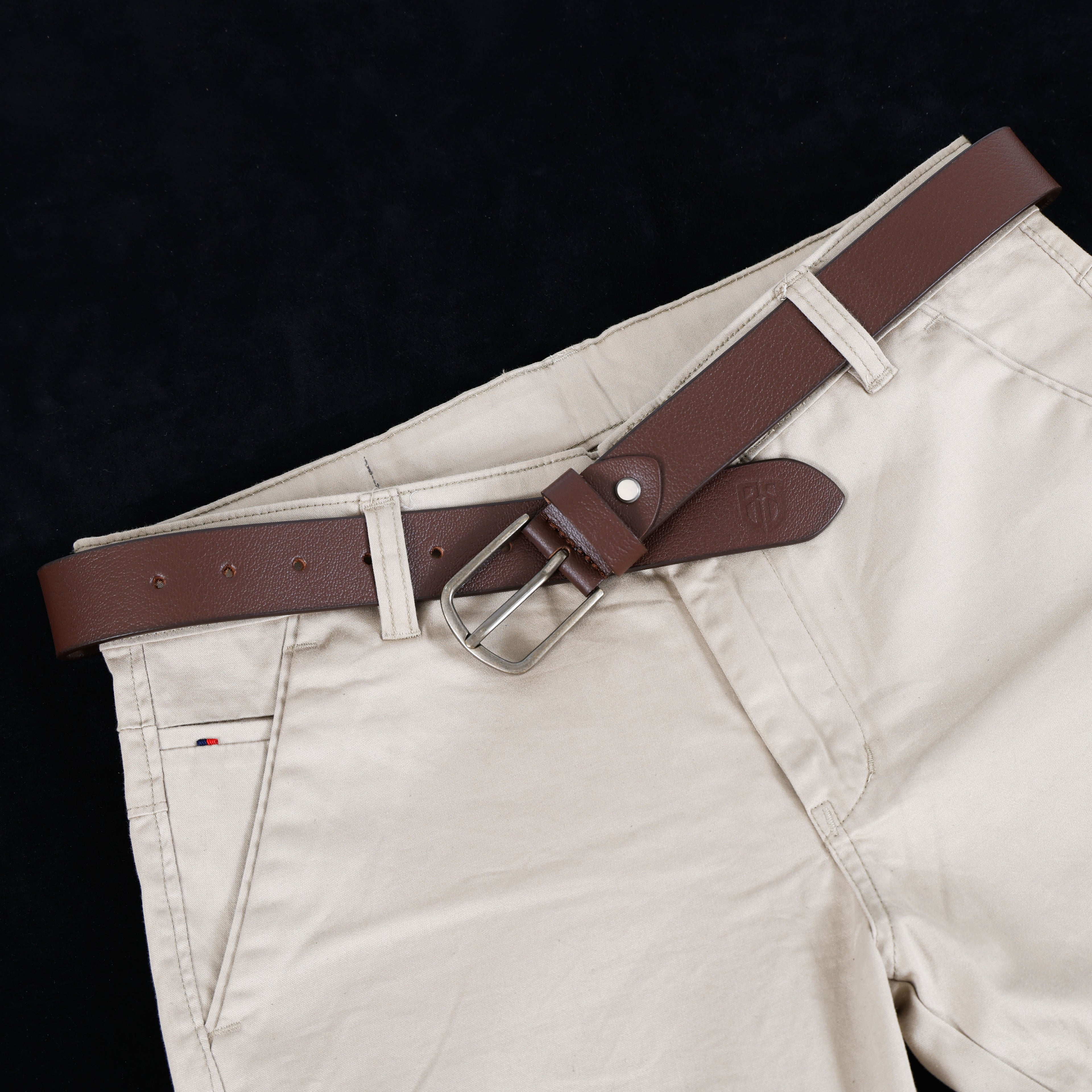 Berbanto Cambridge Leather Belt - Cognac Brown