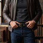 Berbanto Ironforge Full-Grain Studded Leather Belt